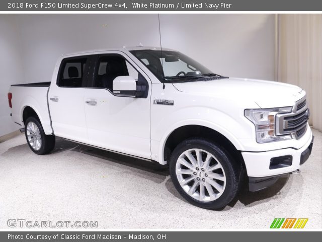 2018 Ford F150 Limited SuperCrew 4x4 in White Platinum
