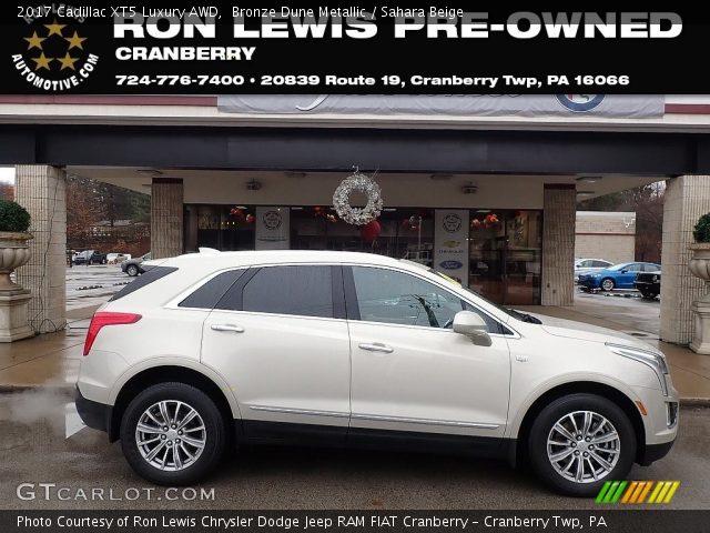 2017 Cadillac XT5 Luxury AWD in Bronze Dune Metallic