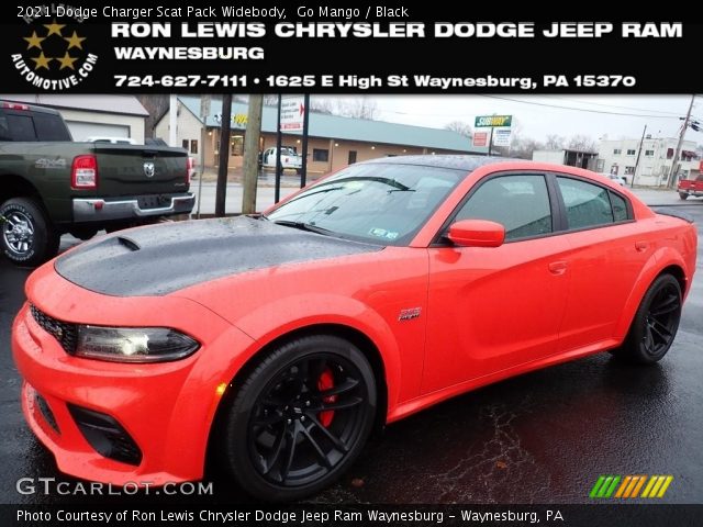2021 Dodge Charger Scat Pack Widebody in Go Mango