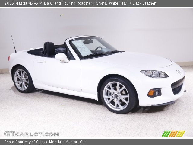 2015 Mazda MX-5 Miata Grand Touring Roadster in Crystal White Pearl