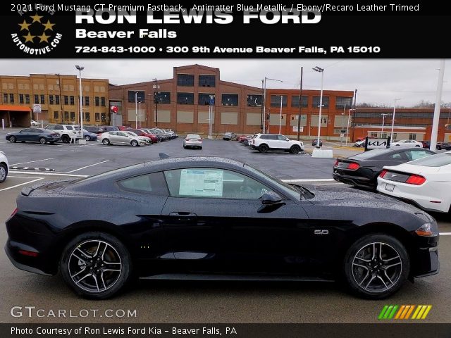2021 Ford Mustang GT Premium Fastback in Antimatter Blue Metallic