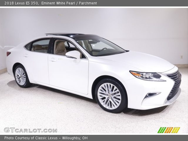 2018 Lexus ES 350 in Eminent White Pearl