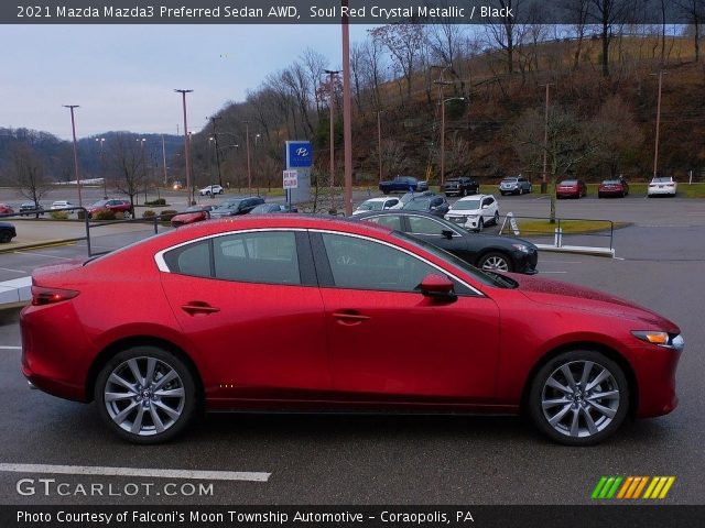 2021 Mazda Mazda3 Preferred Sedan AWD in Soul Red Crystal Metallic