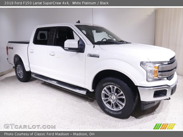 2019 Ford F150 Lariat SuperCrew 4x4 in White Platinum