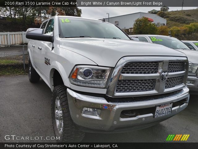 2016 Ram 3500 Laramie Crew Cab 4x4 in Bright White