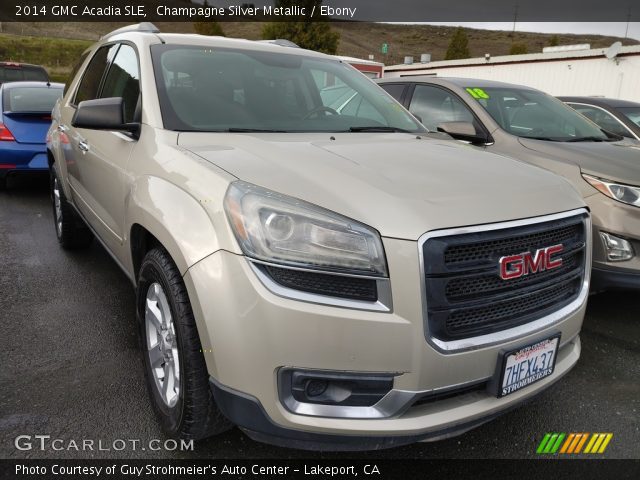 2014 GMC Acadia SLE in Champagne Silver Metallic