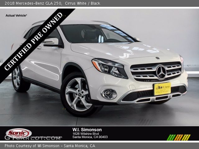 2018 Mercedes-Benz GLA 250 in Cirrus White