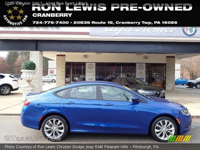 2015 Chrysler 200 S in Vivid Blue Pearl