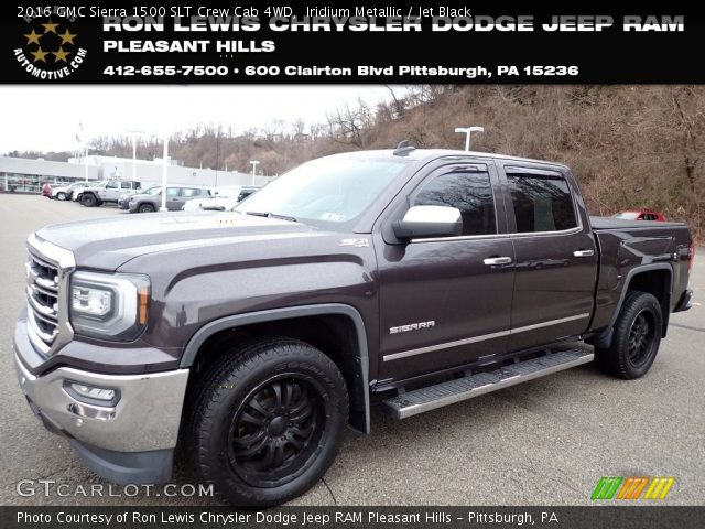 2016 GMC Sierra 1500 SLT Crew Cab 4WD in Iridium Metallic