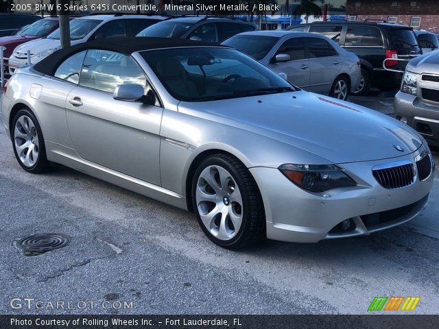 2005 BMW 6 Series 645i Convertible in Mineral Silver Metallic