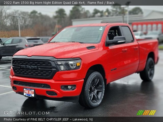 2022 Ram 1500 Big Horn Night Edition Quad Cab 4x4 in Flame Red