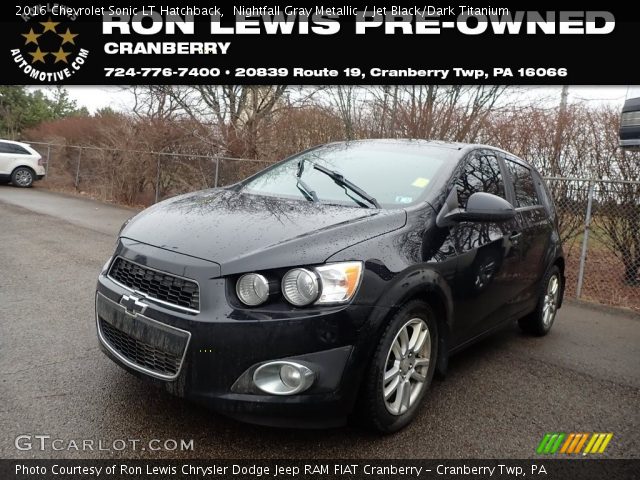 2016 Chevrolet Sonic LT Hatchback in Nightfall Gray Metallic
