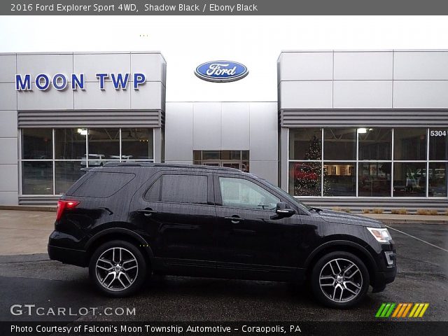 2016 Ford Explorer Sport 4WD in Shadow Black