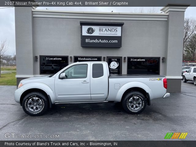 2017 Nissan Frontier Pro-4X King Cab 4x4 in Brilliant Silver