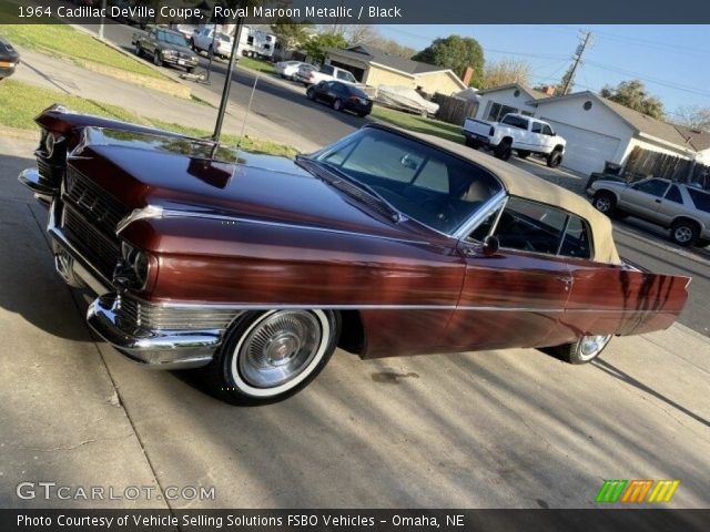 1964 Cadillac DeVille Coupe in Royal Maroon Metallic