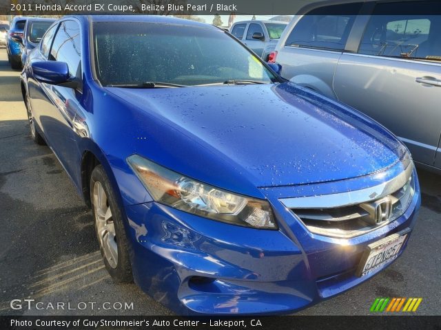 2011 Honda Accord EX Coupe in Belize Blue Pearl
