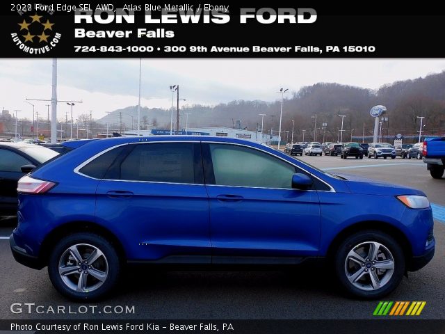 2022 Ford Edge SEL AWD in Atlas Blue Metallic