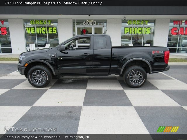 2020 Ford Ranger XLT SuperCab in Shadow Black