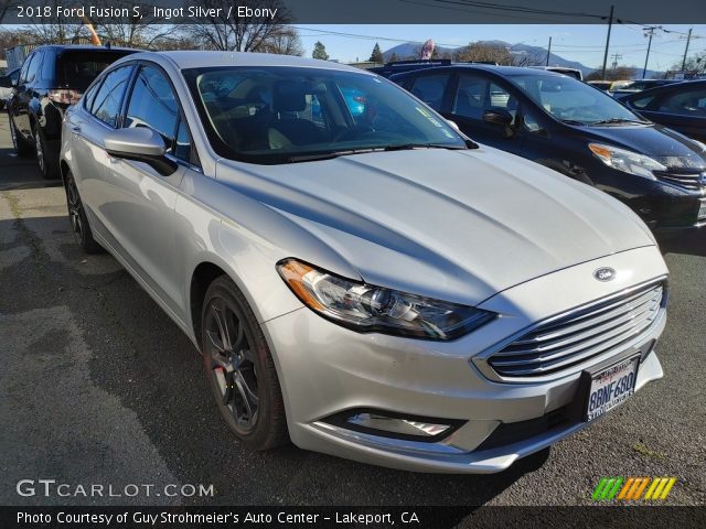 2018 Ford Fusion S in Ingot Silver