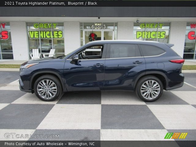 2021 Toyota Highlander Platinum in Blueprint