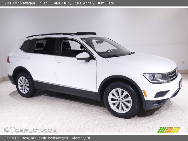 2018 Volkswagen Tiguan SE 4MOTION in Pure White