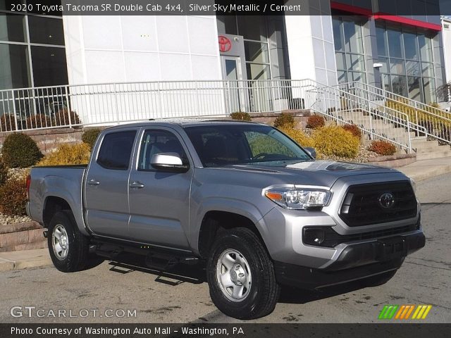 2020 Toyota Tacoma SR Double Cab 4x4 in Silver Sky Metallic