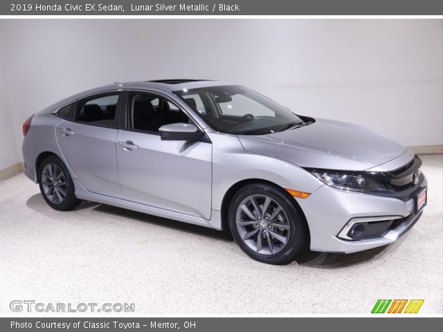 2019 Honda Civic EX Sedan in Lunar Silver Metallic
