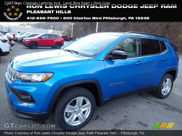 2022 Jeep Compass Latitude 4x4 in Laser Blue Pearl