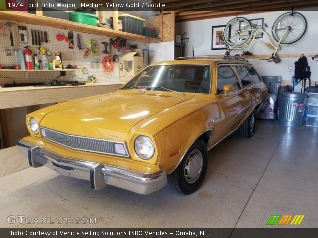 1974 Ford Pinto Wagon in Medium Yellow Gold