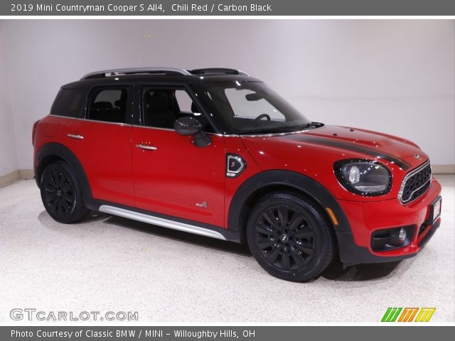 2019 Mini Countryman Cooper S All4 in Chili Red