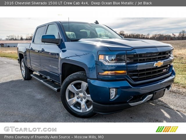 2016 Chevrolet Silverado 1500 LT Crew Cab 4x4 in Deep Ocean Blue Metallic