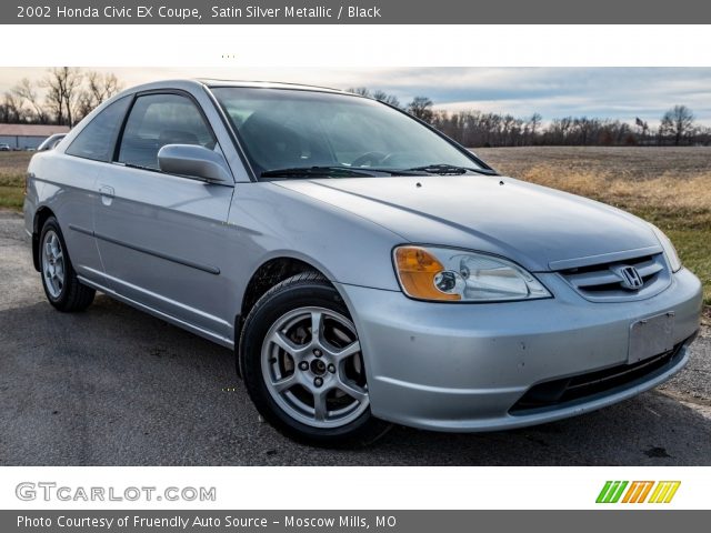 2002 Honda Civic EX Coupe in Satin Silver Metallic