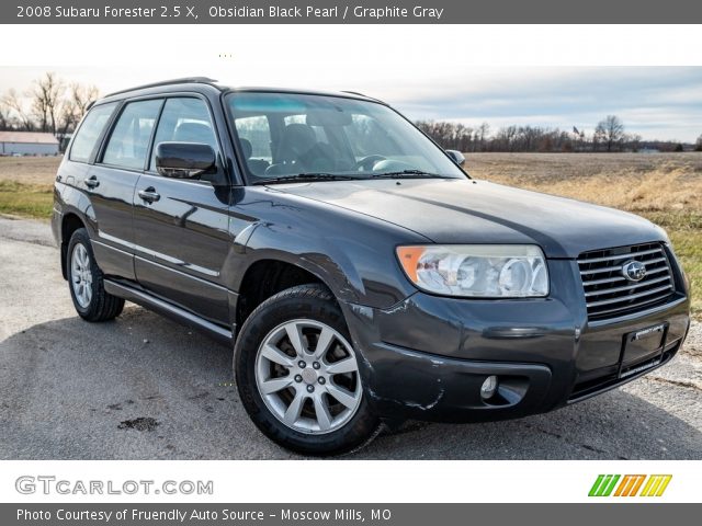 2008 Subaru Forester 2.5 X in Obsidian Black Pearl