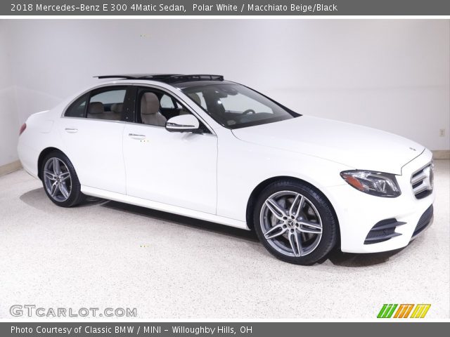 2018 Mercedes-Benz E 300 4Matic Sedan in Polar White