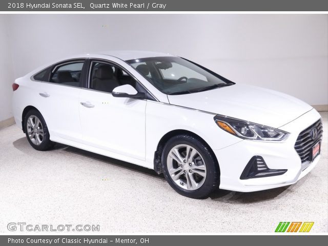 2018 Hyundai Sonata SEL in Quartz White Pearl