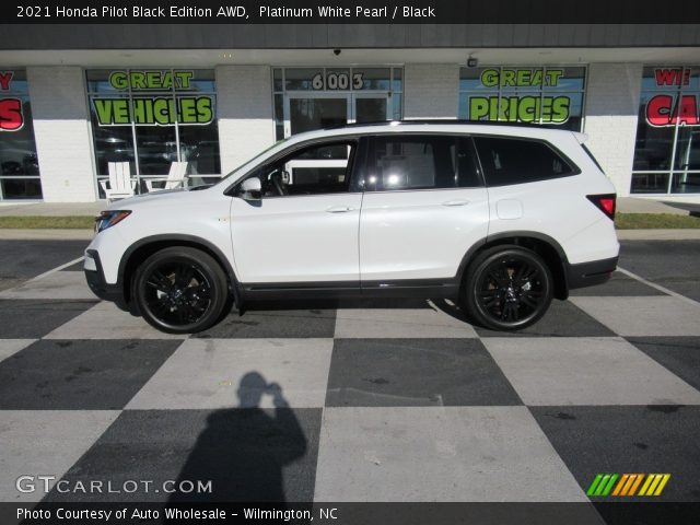 2021 Honda Pilot Black Edition AWD in Platinum White Pearl