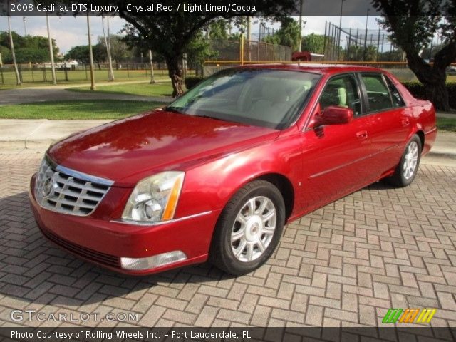 2008 Cadillac DTS Luxury in Crystal Red
