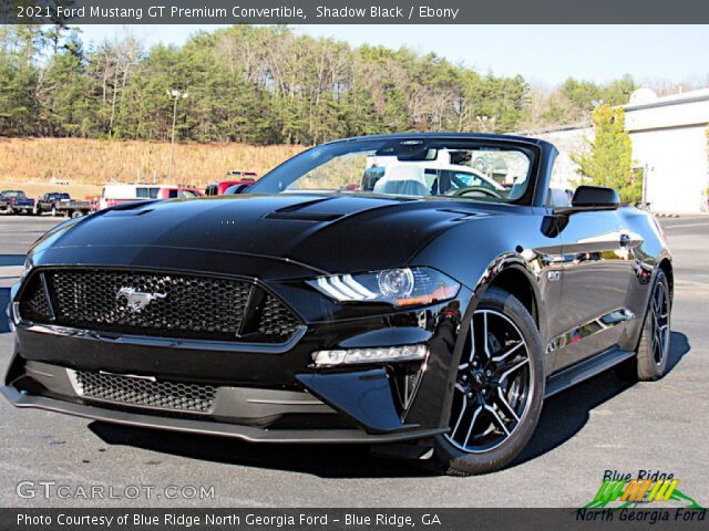 2021 Ford Mustang GT Premium Convertible in Shadow Black