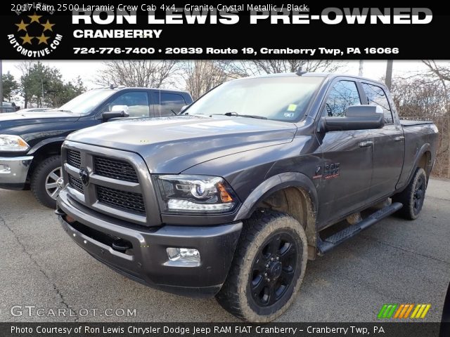 2017 Ram 2500 Laramie Crew Cab 4x4 in Granite Crystal Metallic