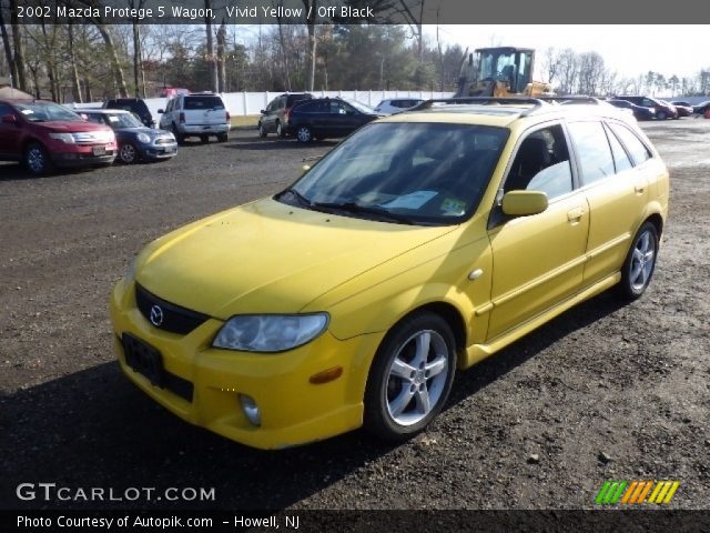 2002 Mazda Protege 5 Wagon in Vivid Yellow