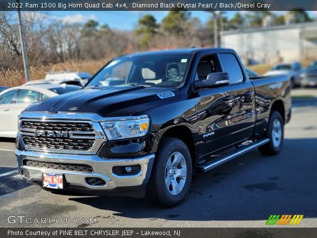 2022 Ram 1500 Big Horn Quad Cab 4x4 in Diamond Black Crystal Pearl