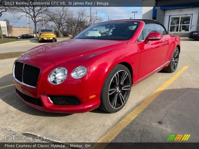 2013 Bentley Continental GTC V8  in St James Red