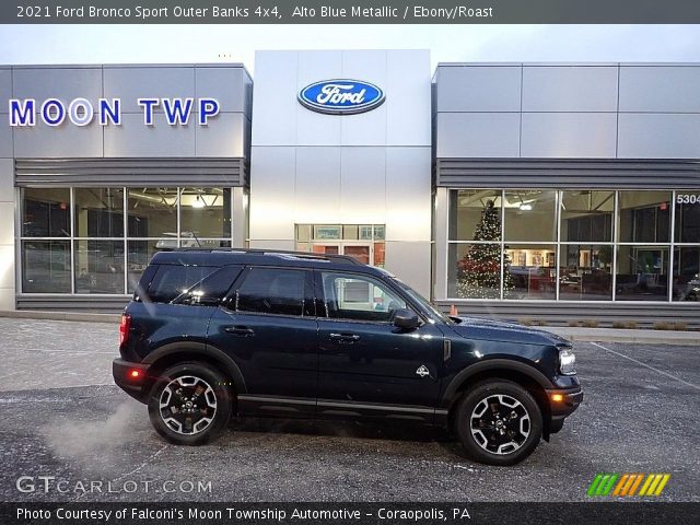 2021 Ford Bronco Sport Outer Banks 4x4 in Alto Blue Metallic