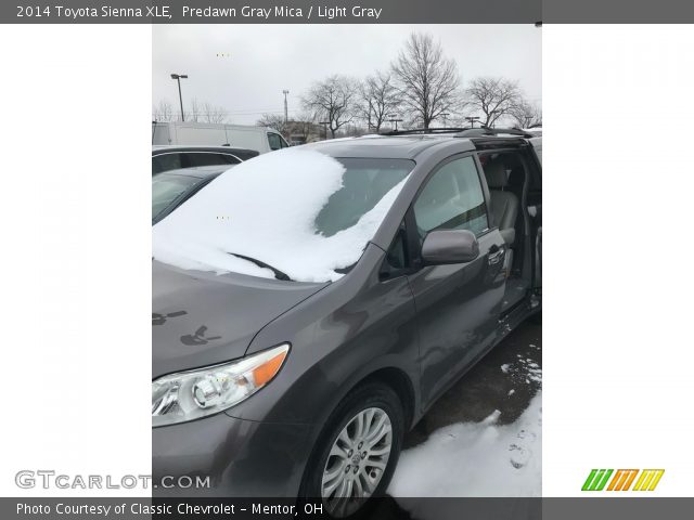 2014 Toyota Sienna XLE in Predawn Gray Mica