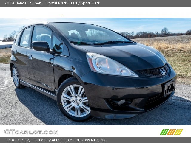 2009 Honda Fit Sport in Crystal Black Pearl