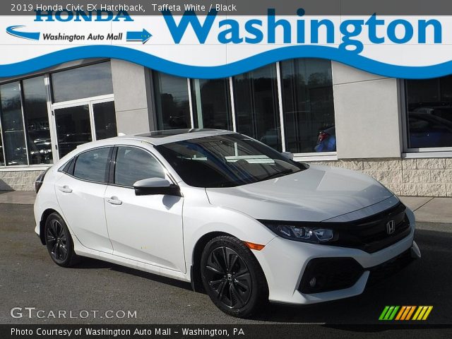 2019 Honda Civic EX Hatchback in Taffeta White
