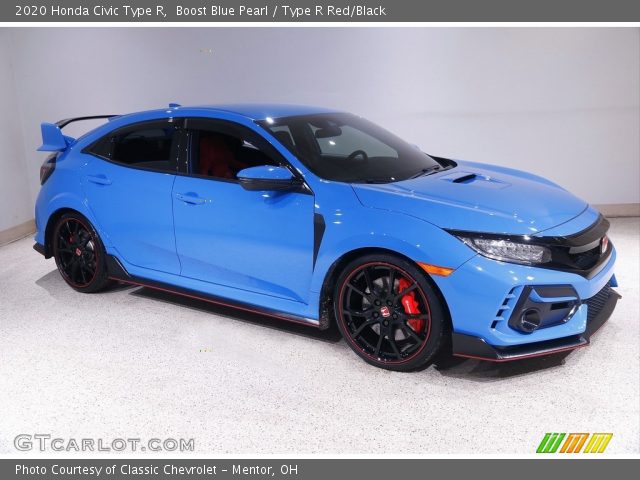 2020 Honda Civic Type R in Boost Blue Pearl