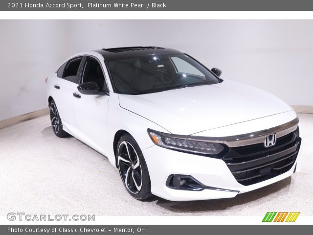 2021 Honda Accord Sport in Platinum White Pearl