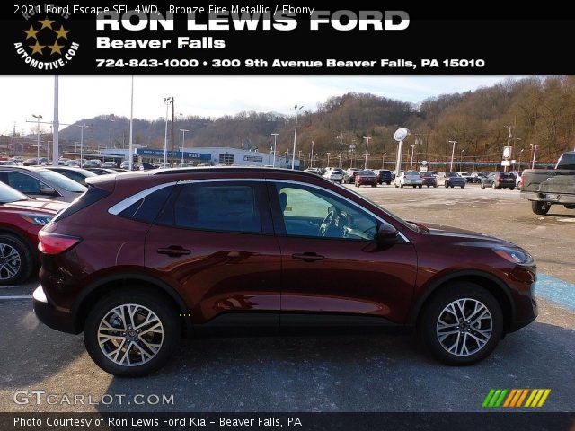 2021 Ford Escape SEL 4WD in Bronze Fire Metallic