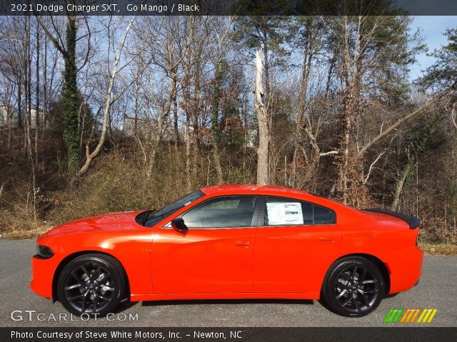 2021 Dodge Charger SXT in Go Mango